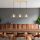 Opviq, 942FLG1476, Elegant Shiny Gold Chandelier, Metal Body, Adjustable Height, 101 x 28 x 126 cm | 3 x E27 Max 40W | Modern Glam Design for Home & Office
