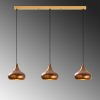 Vintage Metal Chandelier, Adjustable Height 38-126 cm, Ø30 cm Cap, 3 x E27 Max 40W, 220-240V, IP20 | Elegant Lighting for Home & Dining Spaces
