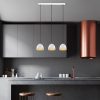 Elegant Scandinavian Chandelier, White & Gold, 62 x 17 x 110 cm | Metal Body, Adjustable Height, 3 x E27 Socket | Modern Lighting for Home Decor