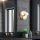 Modern Gold Wall Lamp, Metal Body with Glass Cap, 37 x 44 x 45 cm | 3 x E14 Socket, Max 40W | Elegant Scandinavian Design for Home & Hotel