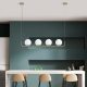 Elegant Gold Chandelier, Adjustable Height 20-110 cm, Metal Body, 4 x E14 Sockets, 15 cm Cap Diameter, Perfect for Modern Living Spaces, IP27 Rated