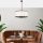 Opviq, 942FLG1643, Modern Scandinavian Chandelier, Black & White, 60 x 60 x 83 cm | Metal Body, Adjustable Height, 6 x E27 Max 40W | Stylish Lighting for Home Decor