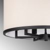 Modern Scandinavian Chandelier, Black & White, 60 x 60 x 83 cm | Metal Body, Adjustable Height, 6 x E27 Max 40W | Stylish Lighting for Home Decor