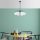 Opviq, 942FLG1359, Modern Industrial Chandelier, Black & White, 56 x 56 x 43 cm | Adjustable Height, Metal Body | Perfect for Scandinavian & Novelty Decor