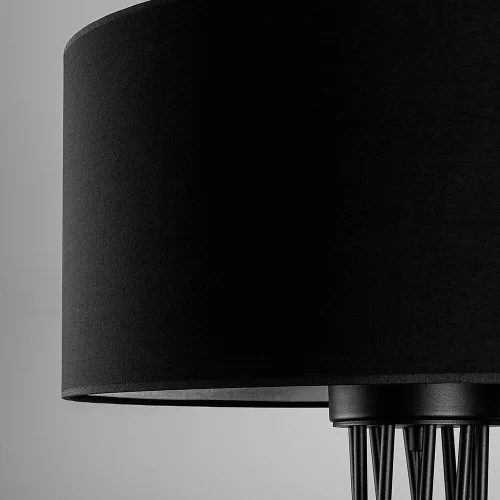 Opviq, 942FLG1546, Elegant black floor lamp, metal housing, 50 cm width x 175 cm height | IP20, E27 Socket, 40W Max, 200 cm Cable | Stylish lighting for modern spaces