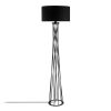 Opviq, 942FLG1546, Elegant Black Floor Lamp, Metal Body, 50 cm Width x 175 cm Height | IP20, E27 Socket, 40W Max, 200 cm Cable | Stylish Lighting for Modern Spaces