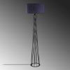 Opviq, 942FLG1547, Stylish Floor Lamp with Metal Body, Anthracite Color, 50 cm Width x 175 cm Height | E27 Socket, 40W Max, 200 cm Cable, On/Off Switch | Modern Lighting for Home & Office