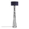 Opviq, 942FLG1547, Stylish Floor Lamp with Metal Body, Anthracite Color, 50 cm Width x 175 cm Height | E27 Socket, 40W Max, 200 cm Cable, On/Off Switch | Modern Lighting for Home & Office