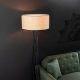 Opviq, 942FLG1549, Elegant White Floor Lamp, Metal Body, 50 cm Width x 175 cm Height | IP20, E27 Socket, 40W Max, 200 cm Cable | Perfect for Modern Living Spaces