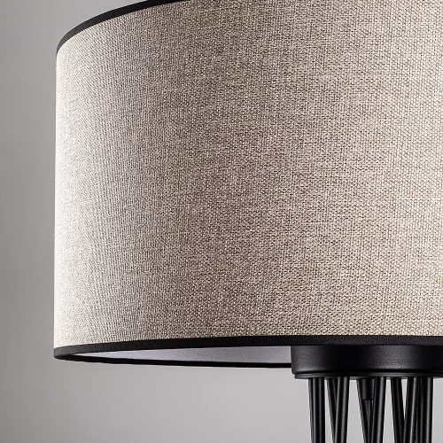 Opviq, 942FLG1549, Elegant white floor lamp, metal housing, 50 cm width x 175 cm height | IP20, E27 Socket, 40W Max, 200 cm Cable | Perfect for modern living spaces