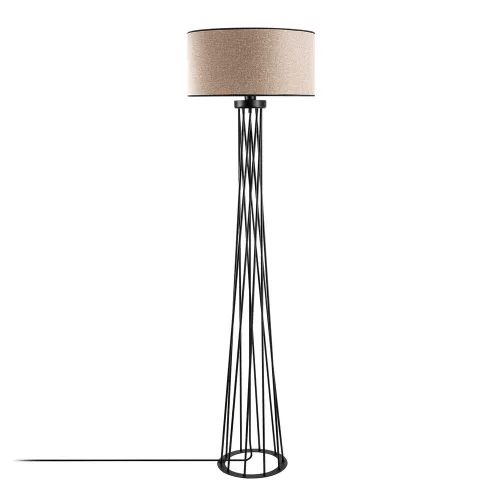 Opviq, 942FLG1549, Elegant white floor lamp, metal housing, 50 cm width x 175 cm height | IP20, E27 Socket, 40W Max, 200 cm Cable | Perfect for modern living spaces