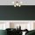 Opviq, 942FLG1322, Elegant Vintage Chandelier, Metal Body, 50 x 50 x 28 cm, Copper Finish, 6 x G9 Socket (Bulb Not Included) | Modern Glam Design for Stylish Interiors
