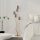 Opviq, 942FLG1544, Elegant Floor Lamp with Metal Body, Gold & Beige, 44 x 44 x 160 cm | Fabric Cap (14 cm Dia, 16 cm H) | Perfect for Glamorous Interiors