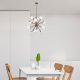 Elegant Vintage Chandelier, Copper Metal Body, 60 x 60 x 68 cm, Adjustable Height, IP20, 12 x G9 Socket, Perfect for Modern Scandinavian Decor