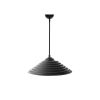Stylish UFO Chandelier, Black, 50 cm Height | Adjustable Cable, E27 Socket, 40W Max | Modern Industrial & Scandinavian Design for Home Decor