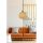 Handmade Jute Chandelier, 22 cm Cap, 55 cm Height | Adjustable Cable, E27 Max 40W | Bohemian & Scandinavian Design in Yellow & Brown, Perfect for Stylish Spaces