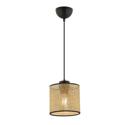 Opviq, 390FLH2401, Elegant beige chandelier with metal body, 50 cm high, CE certificate, E27 socket (max. 60 W), stylish cotton cap (15x15x14 cm) for modern spaces