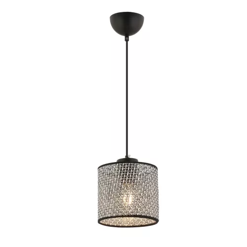 Opviq, 390FLH2403, Elegant gray chandelier, metal body, CE certification, E27 socket (max. 60 W), 50 cm high, 15x15 cm cotton cap | Perfect for modern interior design