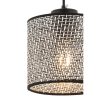 Elegant Grey Chandelier, Metal Body, CE Certified, E27 Socket (Max 60W), 50 cm Height, 15x15 cm Cotton Cap | Perfect for Modern Home Décor