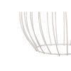 Elegant White Metal Prism Chandelier, Adjustable Height 65 cm, E27 Socket, Scandinavian Design | Perfect for Modern Home Décor & Lighting