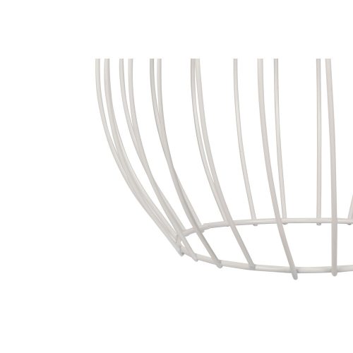 Opviq, 390FLH1583, Elegant white metal prism chandelier, adjustable height 65 cm, E27 socket, Scandinavian design | Perfect for modern interior design and lighting