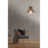 Elegant Wooden Chandelier with Replica Bamboo Cap, 27 x 27 cm, Height 55 cm | CE Certified, Adjustable Cable, E27 Socket, Brown Finish | Perfect for Modern Decor
