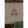 Opviq, 390FLH1593, Elegant Chandelier with Metal Body & Imitation Bamboo Cap, 75 cm Height | CE Certified, E27 Socket, Black & Rose Gold Finish | Perfect for Modern Spaces
