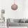 Opviq, 390FLH1544, Handmade Jute Chandelier, Cream Color, 34 cm Cap Length, 38 cm Diameter, Adjustable Cable, Total Height 70 cm, E27 Max 40W | Scandinavian Solid Color Design