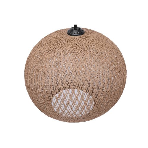 Opviq, 390FLH1544, Handmade Jute Chandelier, Cream Color, Cap Length 34cm, Diameter 38cm, Adjustable Cable, Total Height 70cm, E27 Max 40W | Scandinavian monochrome design