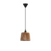 Elegant Camel Color Chandelier, Metal Body with Imitation Bamboo Cap, 60 cm Height, CE Certified, E27 Socket, Perfect for Modern Decor