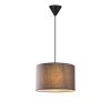 Stylish Anthracite Chandelier, Metal Body, Cotton Cap (30x30x18 cm), Total Height 65 cm, E27 Socket Max 40W, CE Certified | Elegant Lighting for Modern Spaces