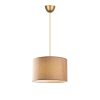 Elegant Beige Chandelier with Metal Body, 30x30 cm Cotton Cap, 65 cm Total Height, CE Certified, E27 Socket, Max 40W | Perfect for Modern Decor