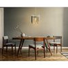 Elegant ZigZag Chandelier, White MDF, 55 cm Height | Adjustable Cable, E27 Socket, Max 40W | Perfect for Scandinavian Home Decor & Modern Spaces
