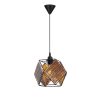 Elegant Wooden Chandelier with Imitation Bamboo Cap, 60 cm Height, CE Certified, E27 Socket, Antiquation Finish | Perfect for Stylish Home Décor