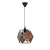 Elegant Wooden Chandelier with Imitation Bamboo Cap, 60 cm Height, CE Certified, E27 Socket, Antiquation Finish | Perfect for Stylish Home Décor