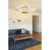 Elegant White Angel Chandelier, MDF Body, 19 cm Cap Length, 47 cm Diameter, Adjustable Height 55 cm, E27 Socket, Scandinavian Design for Modern Spaces