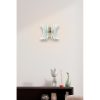 Elegant White Wall Lamp, MDF Body (3 mm), Wing Sconce, 20x28x20 cm, E27 Socket Max 40W | Perfect for Modern Home Decor & Ambient Lighting