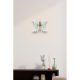 Elegant White Wall Lamp, MDF Body (3 mm), Wing Sconce, 20x28x20 cm, E27 Socket Max 40W | Perfect for Modern Home Decor & Ambient Lighting