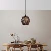 Elegant Chandelier with Metal Body & Imitation Bamboo Cap, 70 cm Height, CE Certified, E27 Socket, Antiquation Finish | Perfect for Stylish Interiors