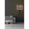 Stylish Ethnic Floor Lamp, 145 cm Height, MDF Body, Polypropylene Cap (25 cm), E27 Socket, CE Certified | Perfect for Southwestern & Mandala Decor