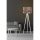 Stylish Ethnic Floor Lamp, 145 cm Height, MDF Body, Polypropylene Cap (25 cm), E27 Socket, CE Certified | Perfect for Southwestern & Mandala Decor