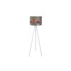 Stylish Ethnic Floor Lamp, 145 cm Height, MDF Body, Polypropylene Cap (25 cm), E27 Socket, CE Certified | Perfect for Southwestern & Mandala Decor