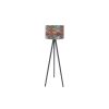 Stylish Ethnic Floor Lamp, 145 cm Height, MDF Body, Polypropylene Cap (25 cm), E27 Socket, CE Certified | Perfect for Southwestern & Mandala Decor
