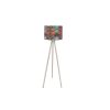 Opviq, 390FLH1130, Stylish Ethnic Floor Lamp, 145 cm Height, MDF Body, Polypropylene Cap (25 cm), E27 Socket, CE Certified | Perfect for Southwestern & Mandala Decor