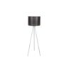 Scandinavian Floor Lamp, Black & White, 145 cm Height | MDF Body, E27 Socket, 40W Max | Stylish Design with On/Off Switch, CE Certified