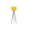 Scandinavian Floor Lamp, Yellow & Grey, 145 cm Height | MDF Body, E27 Socket, 40W Max | Stylish Design with On/Off Switch, Perfect for Modern Spaces