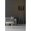 Industrial Scandinavian Floor Lamp, Black & Grey, 145 cm Height | MDF Body, Polypropylene Cap, E27 Socket, CE Certified | Stylish Lighting for Modern Spaces