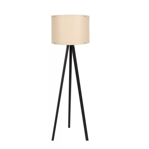 Opviq, 390FLH1115, Scandinavian floor lamp, cream and black, 145 cm Height | MDF housing, E27 socket, 40W Max | Stylish design with on/off switch, perfect for modern spaces