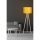 Scandinavian Floor Lamp, Cream & Yellow, 145 cm Height | MDF Body, E27 Socket, 40W Max, 200 cm Cable, Stylish Design for Modern Living Spaces