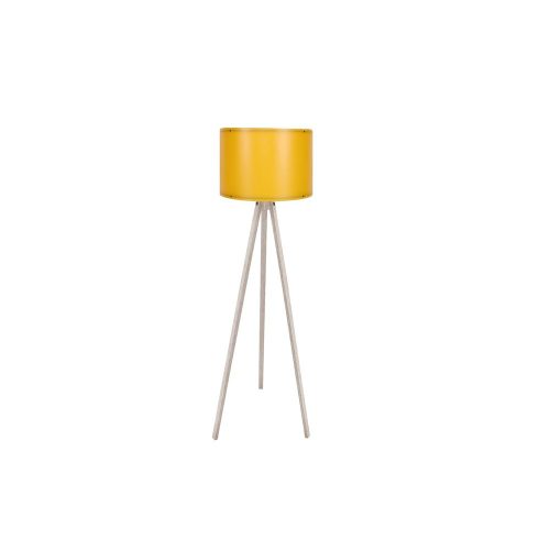 Opviq, 390FLH1117, Scandinavian floor lamp, cream and yellow, 145 cm Height | MDF housing, E27 socket, max. 40 W, 200 cm cable, stylish design for modern living spaces